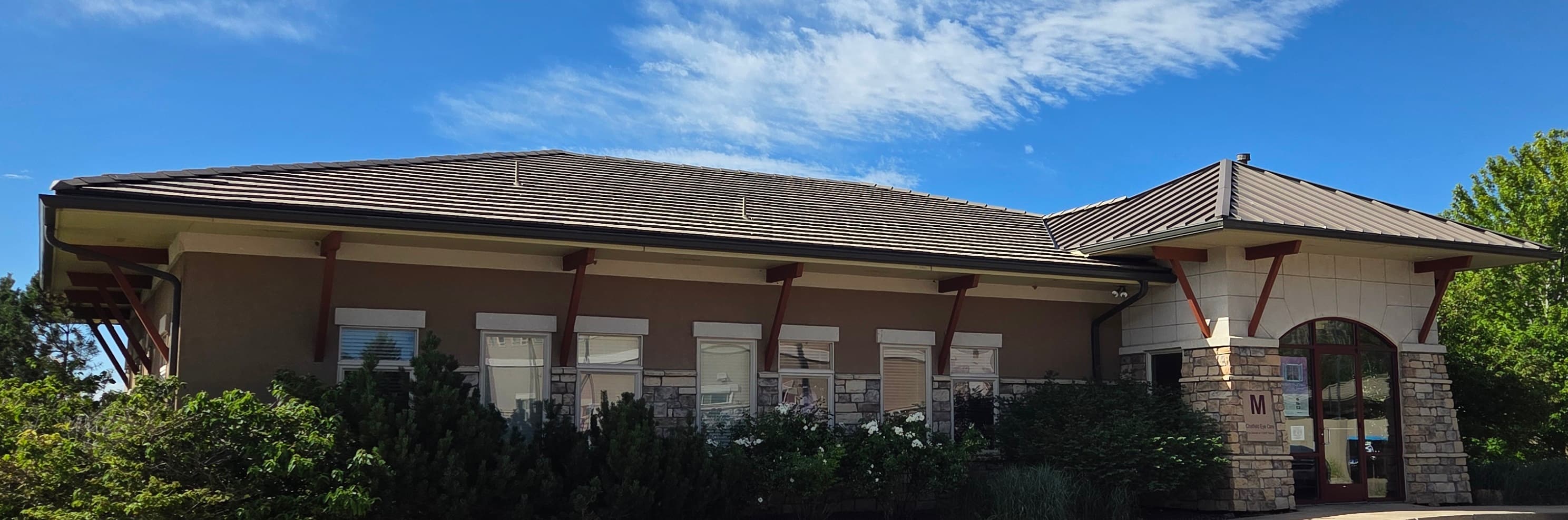 The Chatfield Eye Care office, Building M, on Shaffer Drive